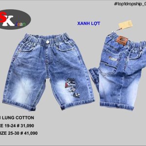 [🤝Bán Sỉ Vkids-Top1Dropship🛒] –  SONKIDS JEANS 
  Quần cotton pom lửng
 hàng may sắc nét bao đẹp.
 Chất jean cotton mềm mát dễ mặc dễ bán.
 Hàng sẵn 6 size (15-… – 2023-05-18 08:02:41