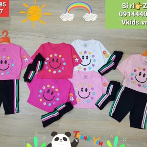 [🤝Bán Sỉ Vkids-Top1Order🛒] – 22HB0285-A Bộ cotton quần sọc 2 bên in mặt cười, hiệu ChiKids, size 2-7/R6
HOT SUMMER GIRL 2022
Sỉ ri 93k
 𝑻𝒊́𝒏𝒉 𝒆𝒎 𝒌𝒉𝒐̂𝒏𝒈 𝒕𝒉𝒊́𝒄… – 2022-06-30 07:50:11