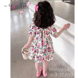 [🤝Bán Sỉ Vkids-Top1Order🛒] – Kiểu dáng cực xinh, 
Màu sắc thì quá yêu thương ạ 
Hàng thiết kế cao cấp
 -Anni kids: VHAN894 Váy thô hở lưng, chun, buộc nơ .
…. – 2023-05-18 03:39:00