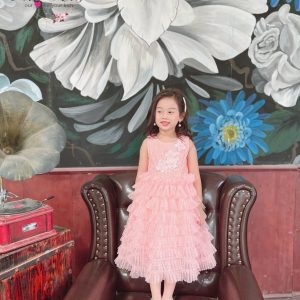 [🤝Bán Sỉ Vkids-Top1Order🌹] – Vô cùng xuất sắc. 
 – Anni kids: VCCAN234 Váy công chúa ren tầng chấm bi, kết hoa ngọc 3d. 
……. Thiết kế : Váy thiết ren mềm… – 2023-04-26 07:06:35