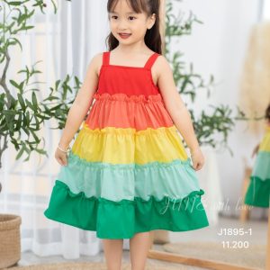 [🤝Bán Sỉ Vkids-Top1Order🛒] – J1895 – HÀNG SẴN – về thêm
 So HOT – về bao nhiêu cũng hết ạ 
 Ôi cưng quá ạ! Váy sắc màu – rainbow  bèo tầng với các gam màu nổ… – 2023-06-17 03:10:30