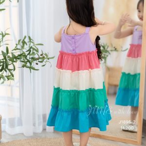 [🤝Bán Sỉ Vkids-Top1Order🛒] – J1895 – HÀNG SẴN – về thêm
 So HOT – về bao nhiêu cũng hết ạ 
 Ôi cưng quá ạ! Váy sắc màu – rainbow  bèo tầng với các gam màu nổ… – 2023-06-13 07:58:50