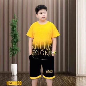 [🤝Bán Sỉ Vkids-Top1Order🛒] – ☘️SỈ VKIDS☘️ H230003B – Bộ bé trai, cộc tay, cotton, hiphop áo in loang, size 9-14, …