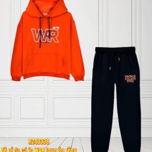 [🤝Bán Sỉ Vkids-Top1Order🛒] – R240338M1 – Bộ da cá, bé trai, dài tay, kèm mũ in chữ, size 15-20(45-75kg), ri6 – nhà ph …