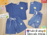 [🤝Top1Order_Sỉ Vkids🛒] – HOTT…SALE TƯNG BỪNG
TUẦN LỄ VÀNG GIÁ GIẢM SÂU 30k/sp 
BB0548-A Bộ jean giấy BG thêu hoa cúc xinh xắn, size 9-14
Inbox Chốt đơn… – 2022-07-12 04:02:11