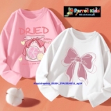 [👕👗Tin_Sỉ_Vkids🛒] – 💖Buôn_sỉ_SG💖 Áo bé gái, dài tay, chất thun cotton cao cấp, đường may sắc s …
