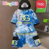 [👕👗Tin_Sỉ_Vkids🛒] – ☘️Buôn_sỉ_SG☘️ Bộ bé trai, chất thun cotton, hình in phối sắc sảo, quần …