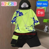 [👕👗Tin_Sỉ_Vkids🛒] – ☘️Buôn_sỉ_SG☘️ Bộ bé trai, chất thun cotton, hình in phối sắc sảo, quần t …