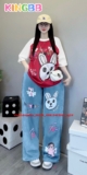 [👕👗Tin_Sỉ_Vkids🛒] – ☘️Buôn_sỉ_SG☘️ Bộ bé gái, áo chất thun cotton, quần rin dài lưng thun, form t …