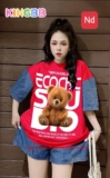 [👕👗Tin_Sỉ_Vkids🛒] – ☘️Buôn_sỉ_SG☘️ Bộ bé gái, chất thun cotton phối jean, hình in sắc sảo, form …