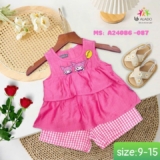 [👕👗Tin_Sỉ_Vkids🛒] – ☘️Buôn_sỉ_SG☘️ Bộ bé gái, chất tơ thêu Kuromi siêu hot, 2 tầng xinh xắn, si …