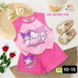 [👕👗Tin_Sỉ_Vkids🛒] – ☘️Buôn_sỉ_SG☘️ Bộ sát nách bé gái, in kuromi siêu hot, chất thun cotton 4c, m …