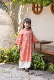 [👕👗Tin_Sỉ_Vkids🛒] – 💖Buôn_sỉ_HN💖 Set áo dài bé gái, chất gấm lụa in hoa mai cao cấp, size bé 1t-1 …