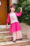 [👕👗Tin_Sỉ_Vkids🛒] – 💖Buôn_sỉ_HN💖 Áo dài bé gái, chất tơ phối lụa mềm mại, tone màu siêu cưng …